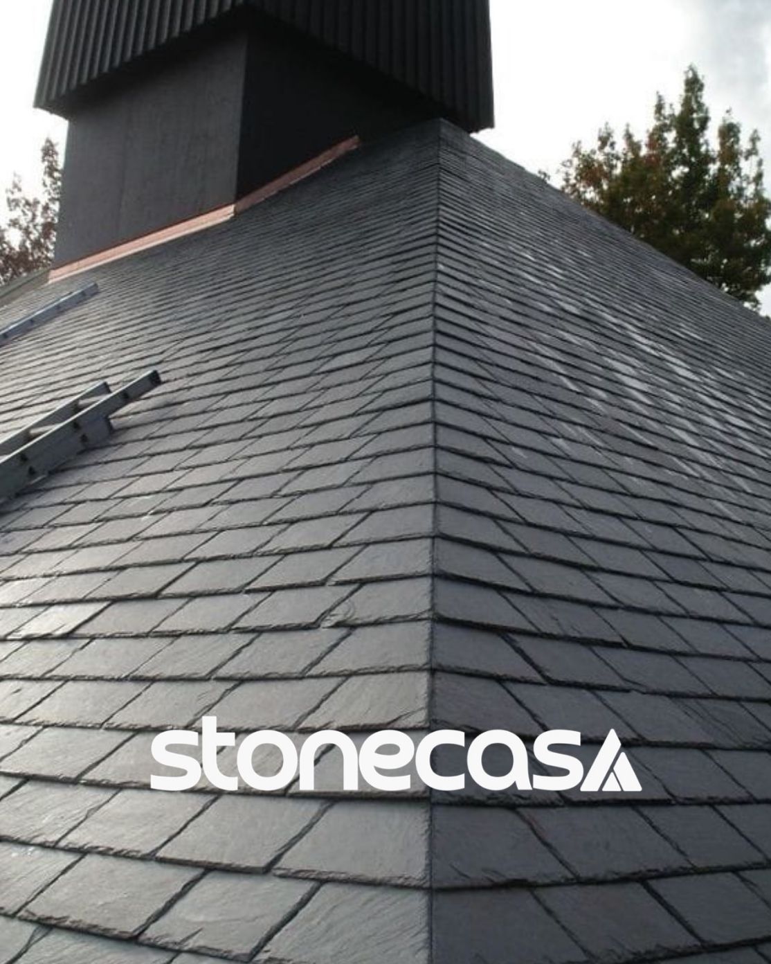 Telhas de Ardósia Grafite da Stone Casa Telhas de Ardósia Grafite da Stone Casa